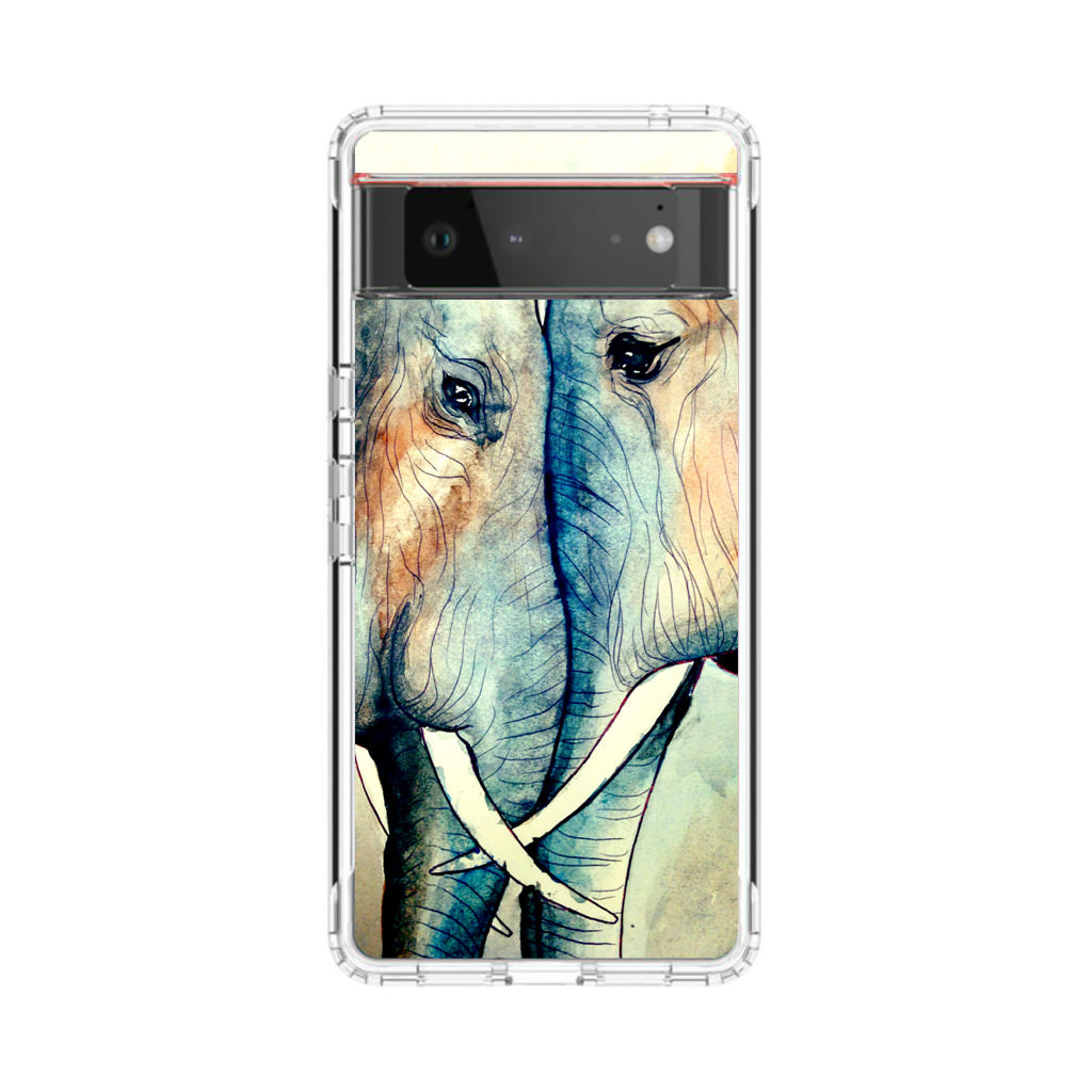 Elephants Sadness Google Pixel 6 Case