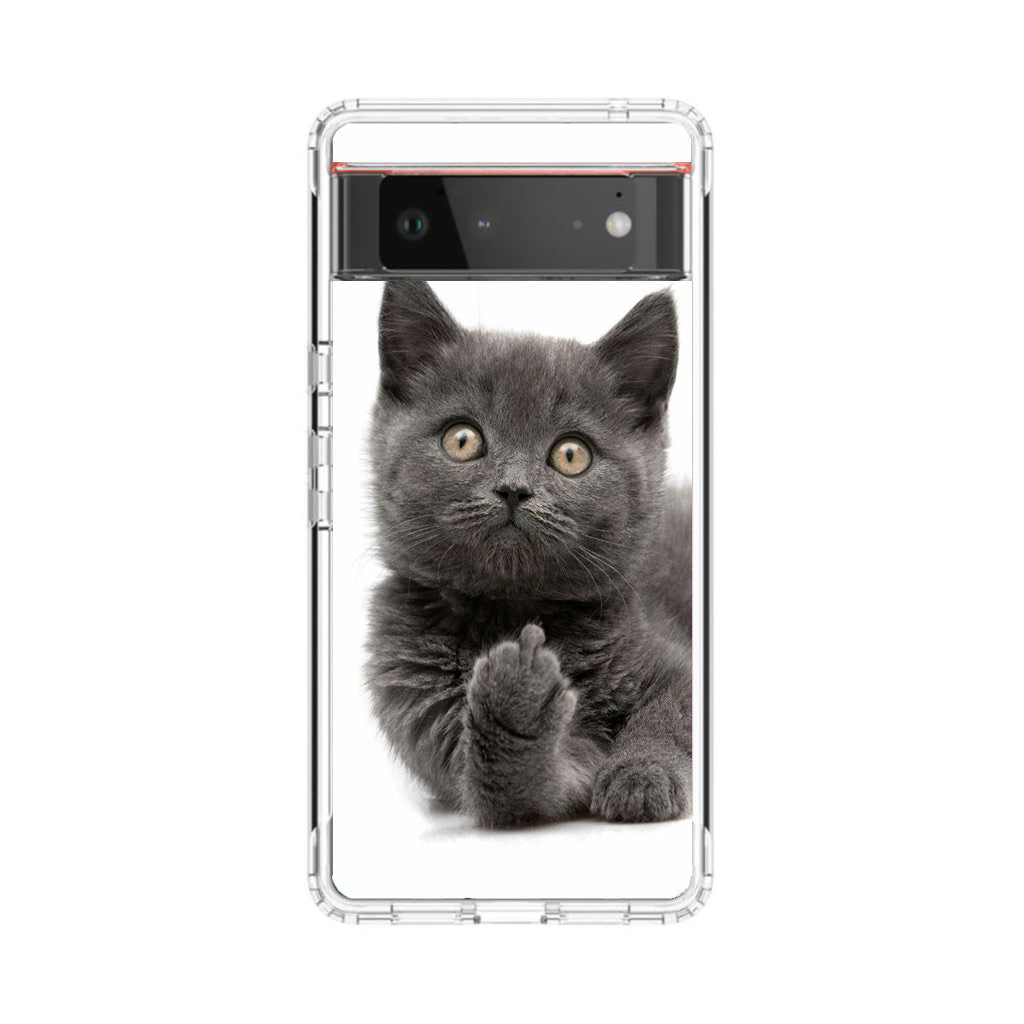 Finger British Shorthair Cat Google Pixel 6 Case