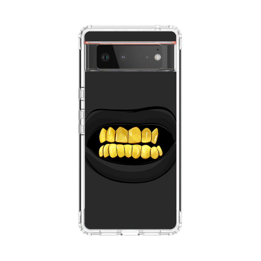 Gold Grillz Google Pixel 6 Case