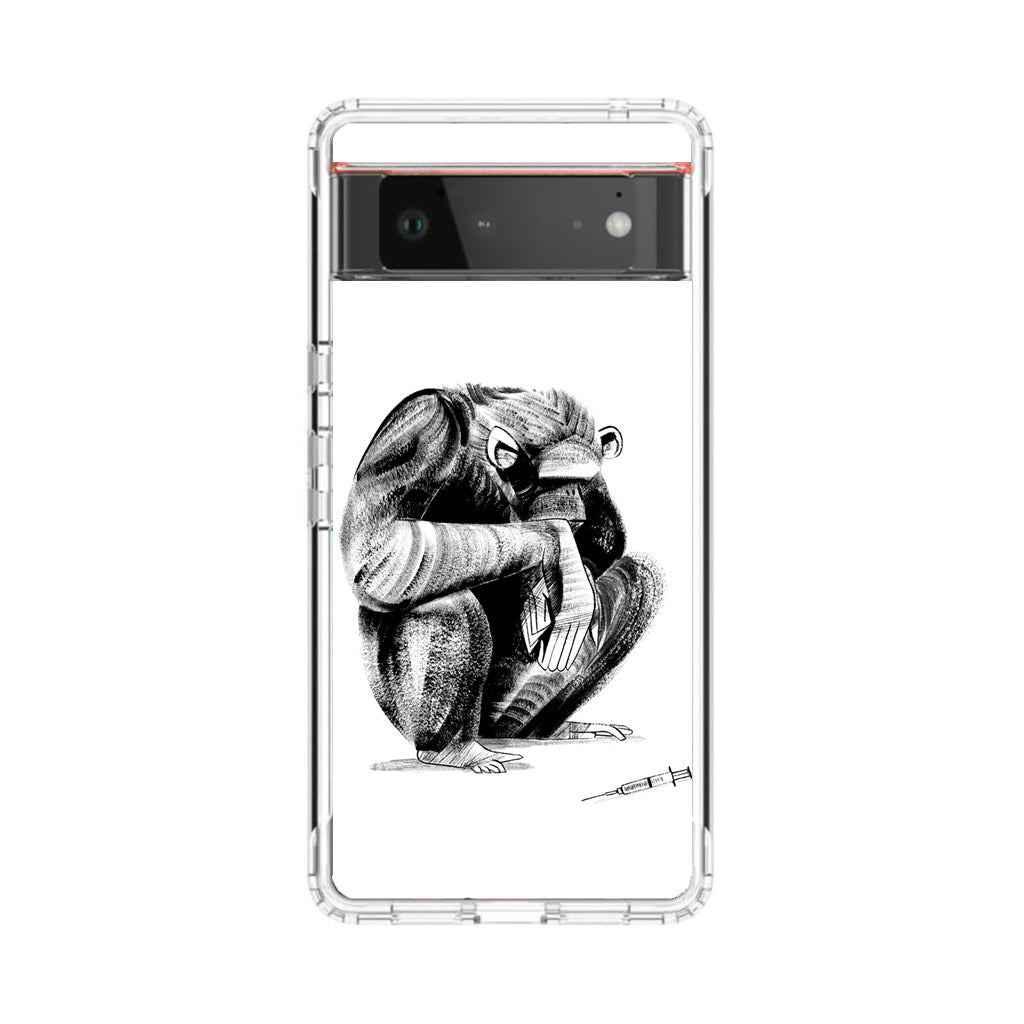 Guinea Chimp Google Pixel 6 Case