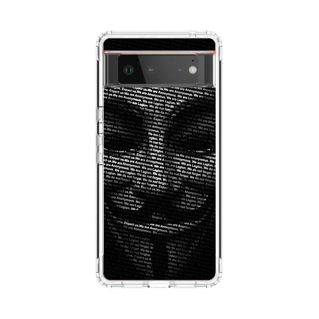 Guy Fawkes Mask Anonymous Google Pixel 6 Case