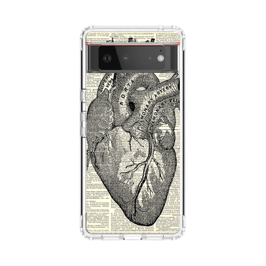 Heart Book Art Google Pixel 6 Case