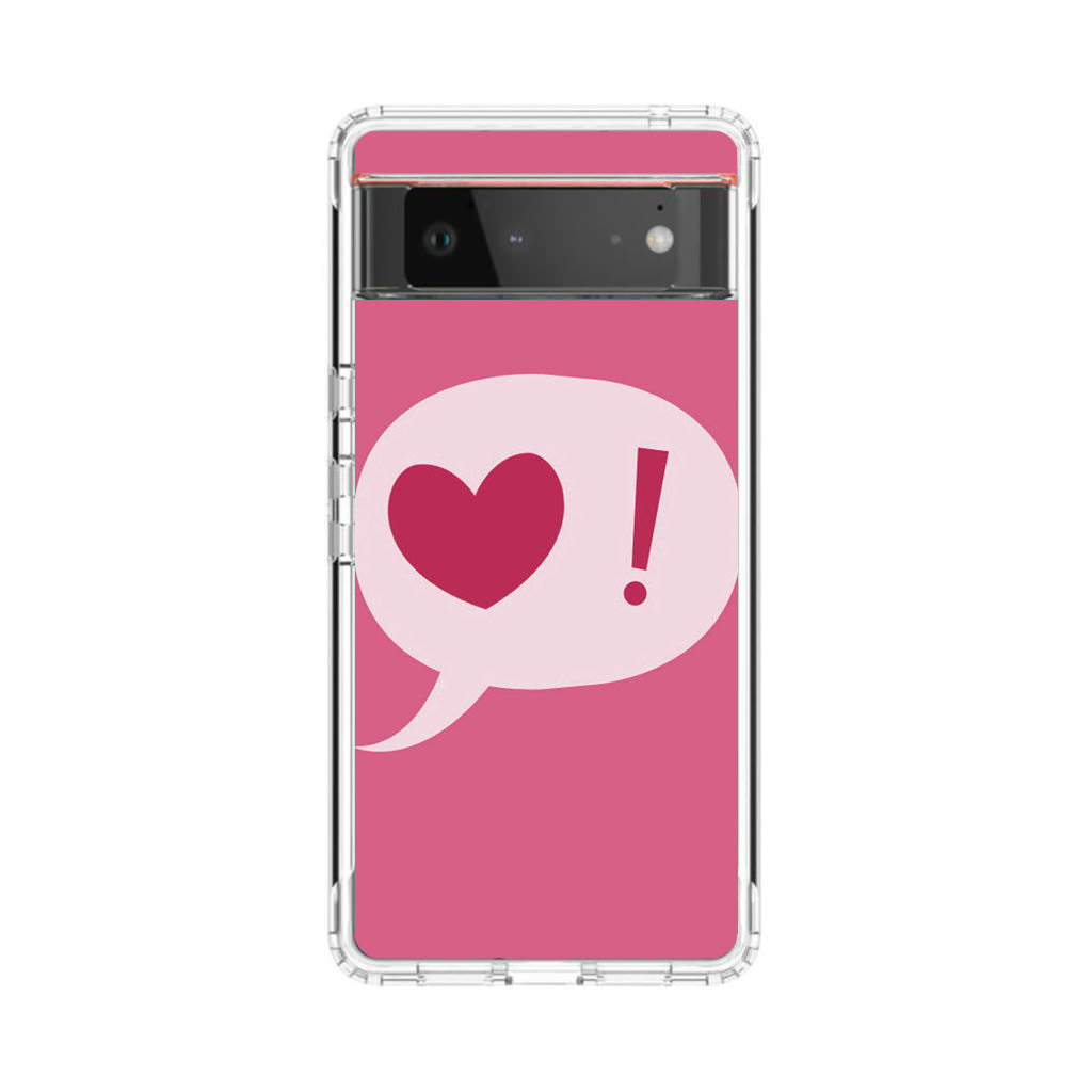 Love Pink Google Pixel 6 Case