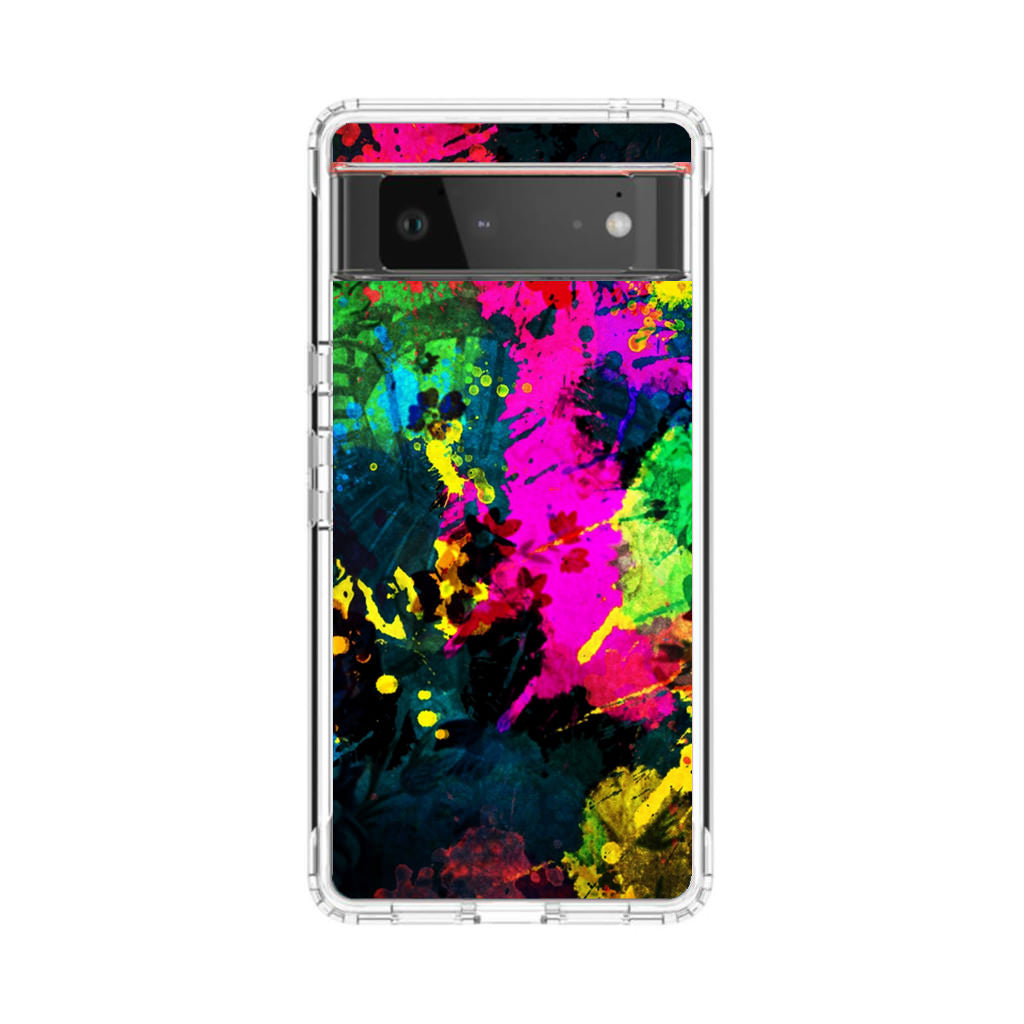 Mixture Colorful Paint Google Pixel 6 Case