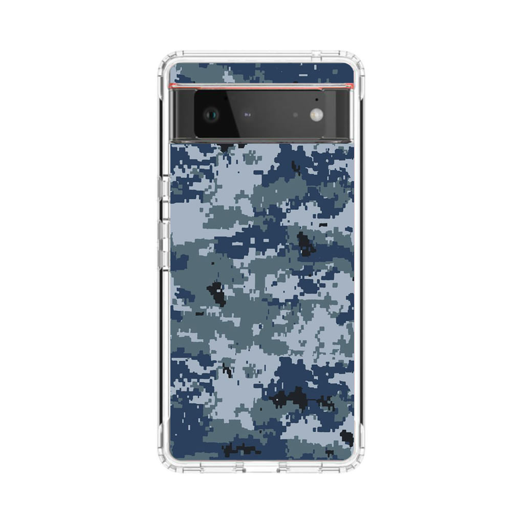 Navy Camo Google Pixel 6 Case