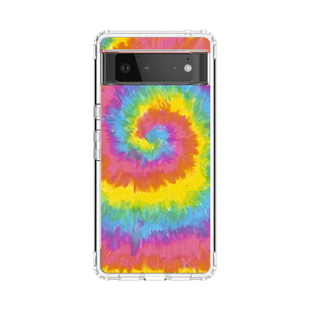 Pastel Rainbow Tie Dye Google Pixel 6 Case