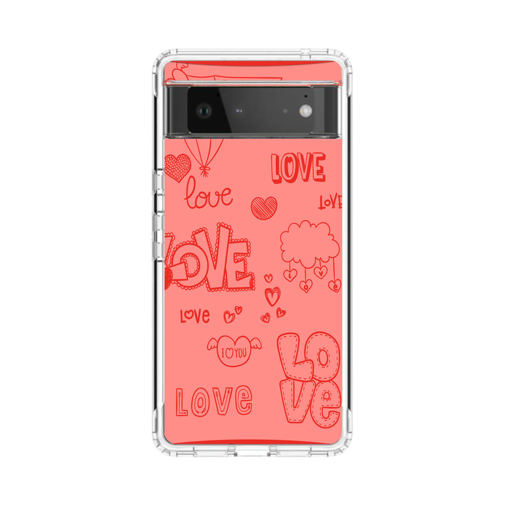 Pink Lover Google Pixel 6 Case