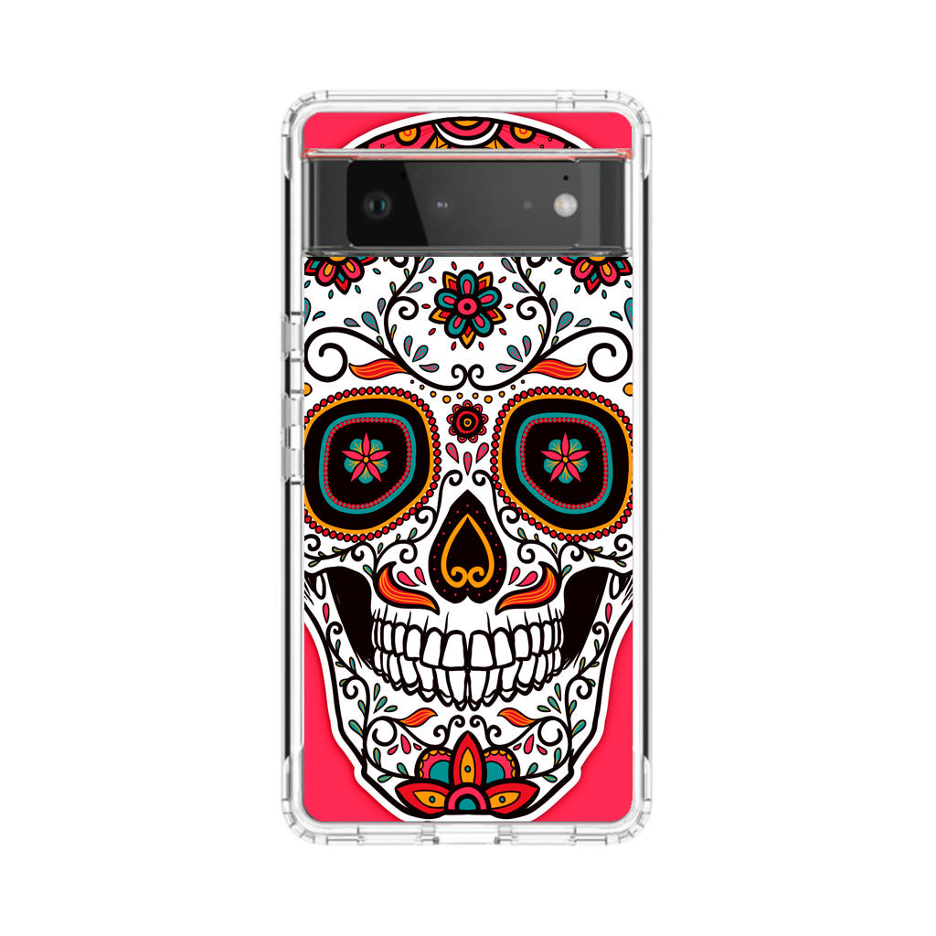 Pink Sugar Skull Google Pixel 6 Case