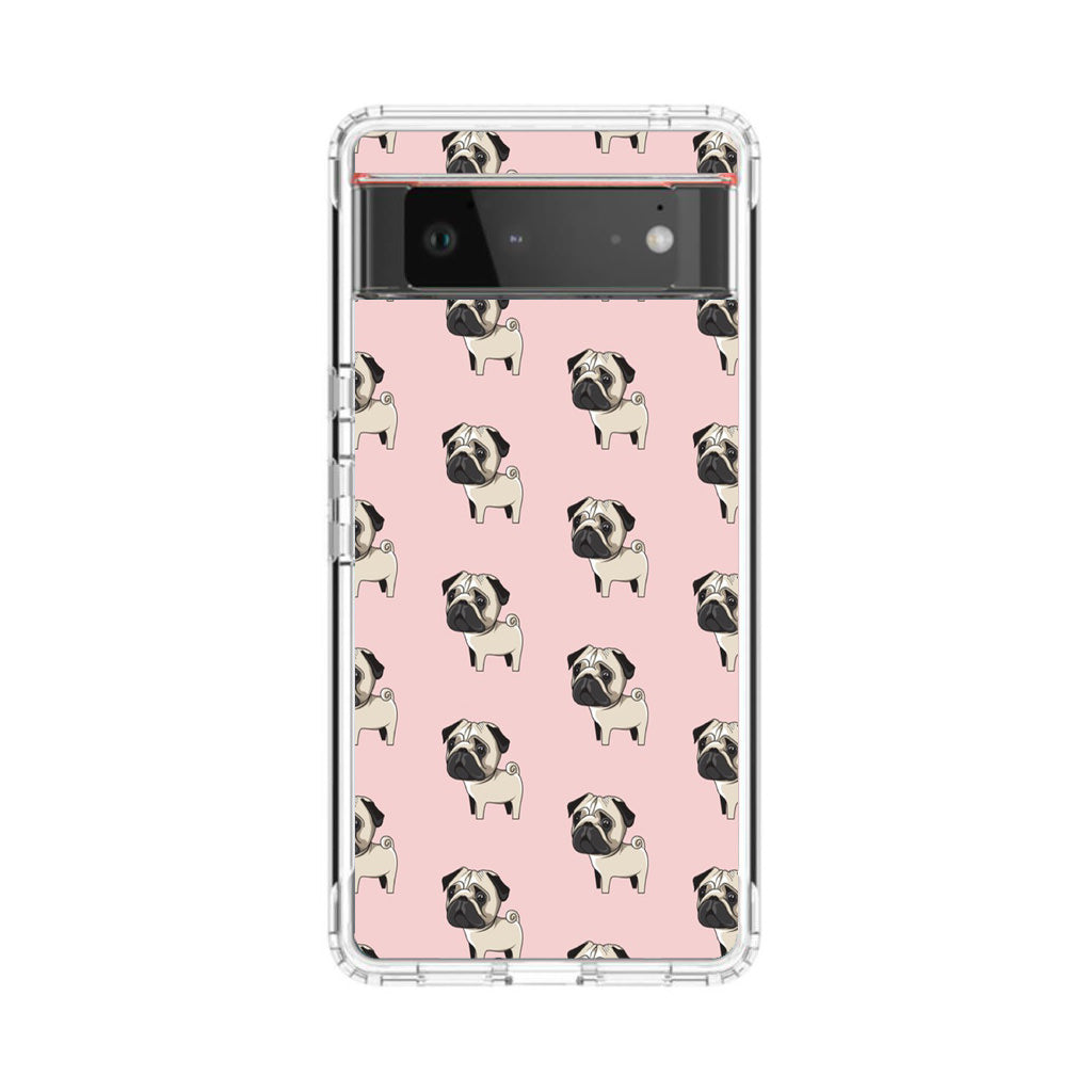 Pugs Pattern Google Pixel 6 Case