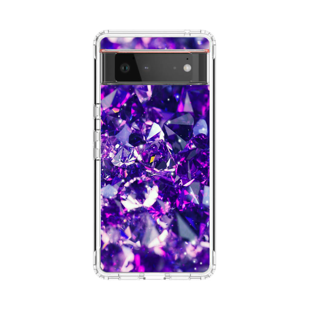 Purple Crystal Google Pixel 6 Case