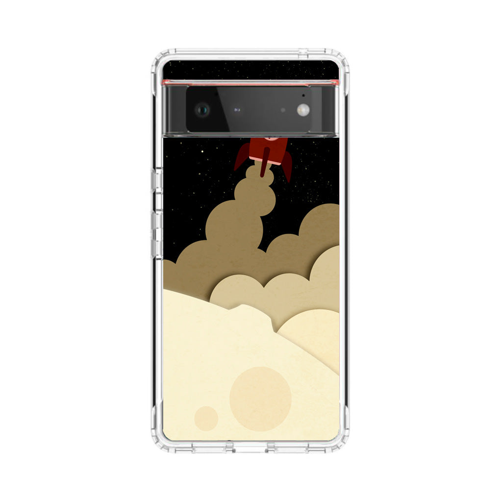 Rocket Ship Google Pixel 6 Case