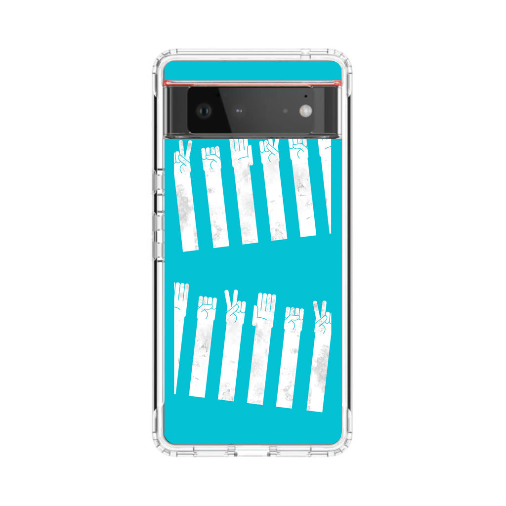 Rock–paper–scissors Zebra Crossing Google Pixel 6 Case