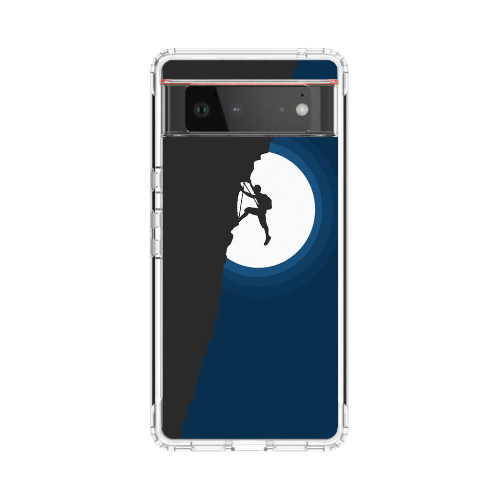 Silhouette of Climbers Google Pixel 6 Case