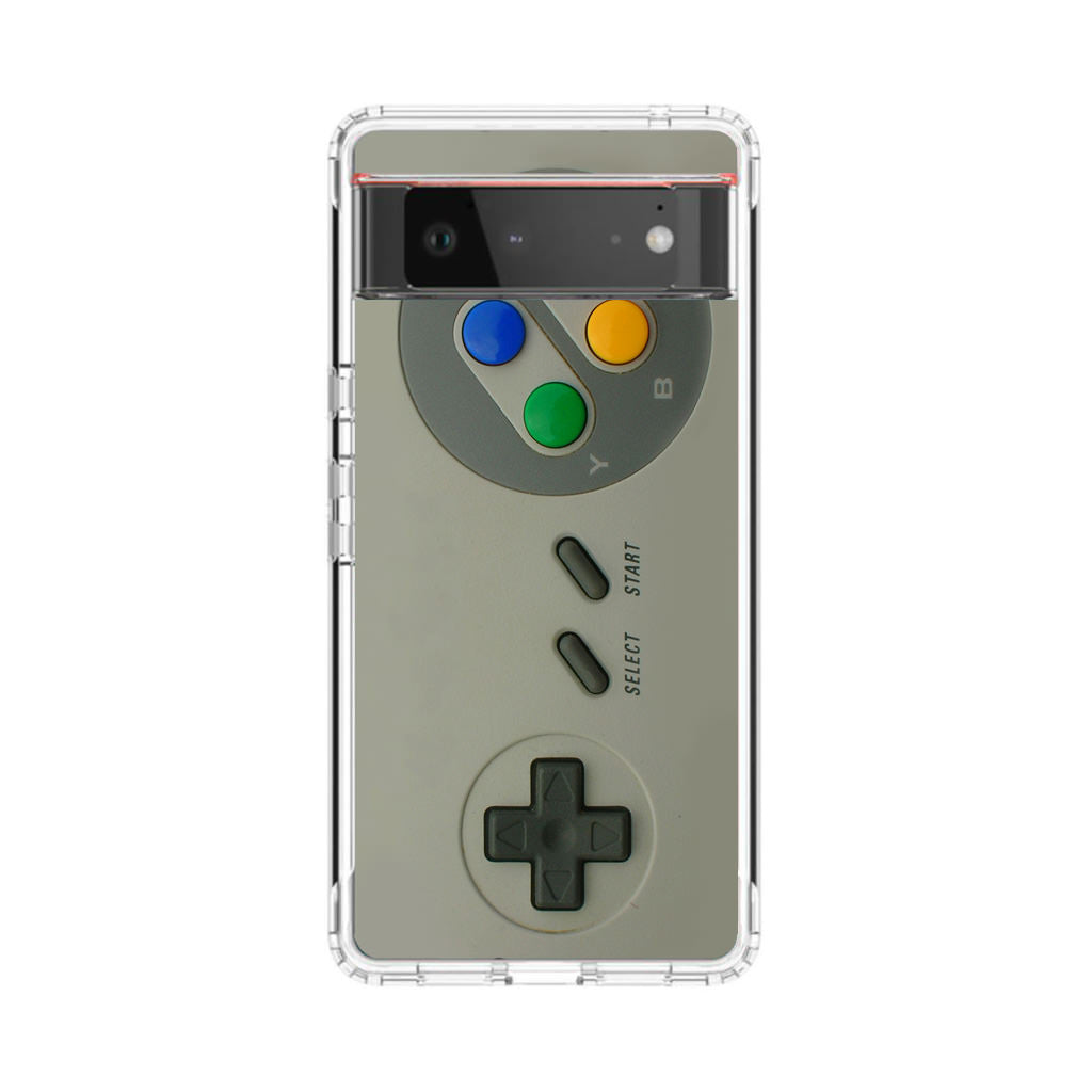 Silver Console Controller Google Pixel 6 Case