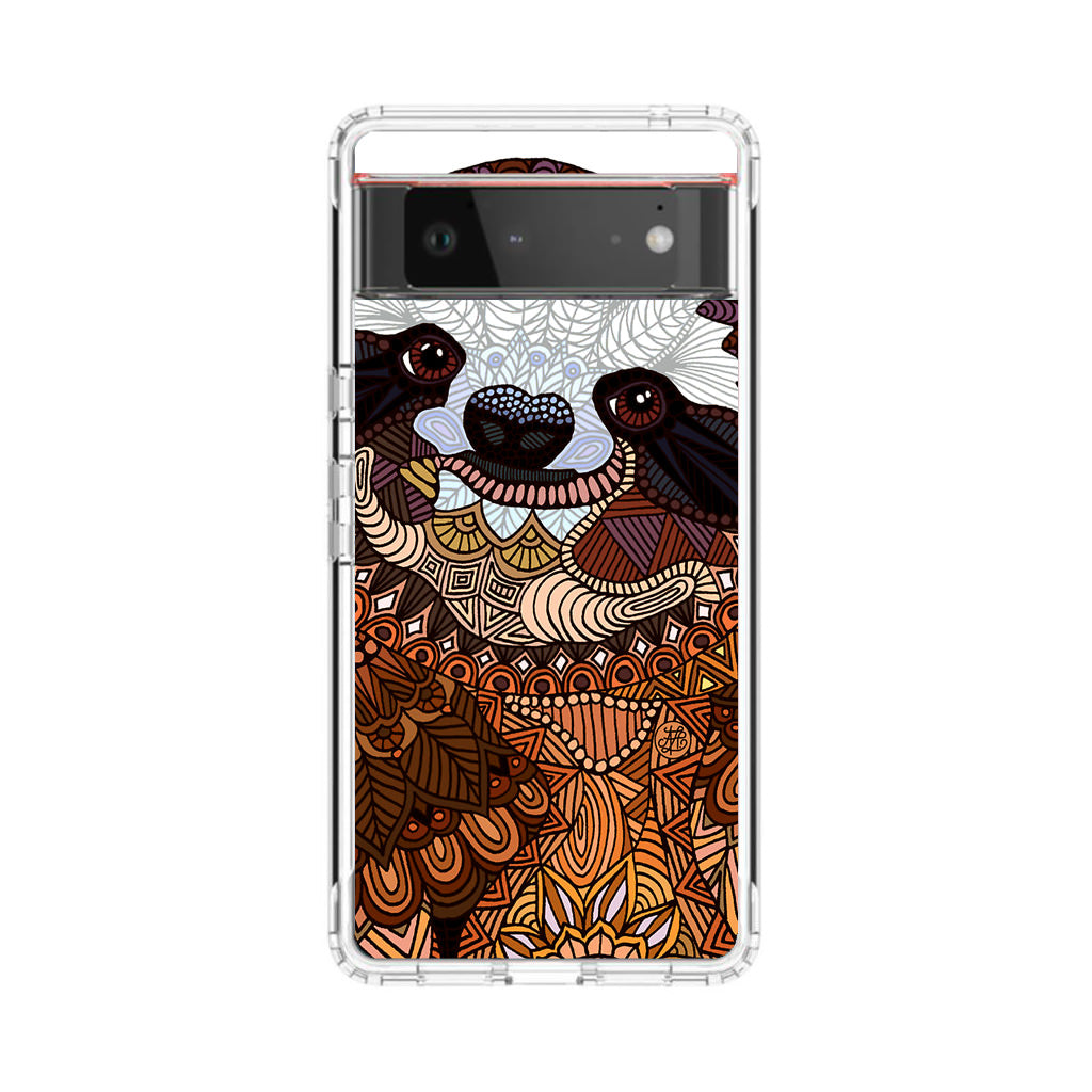 Sloth Ethnic Pattern Google Pixel 6 Case