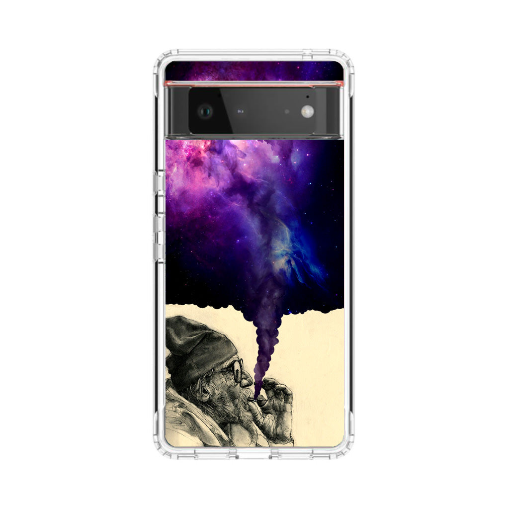 Smoking Galaxy Google Pixel 6 Case