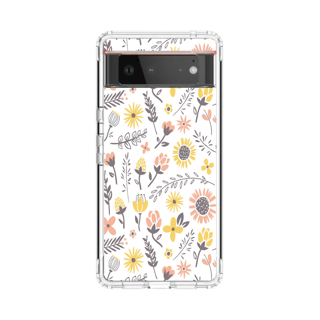 Spring Things Pattern Google Pixel 6 Case