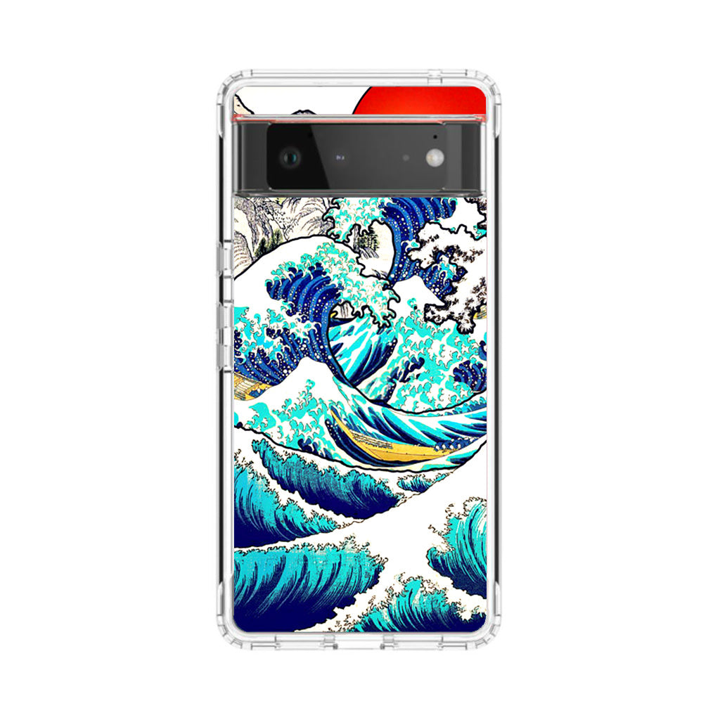 The Great Wave off Kanagawa Google Pixel 6 Case