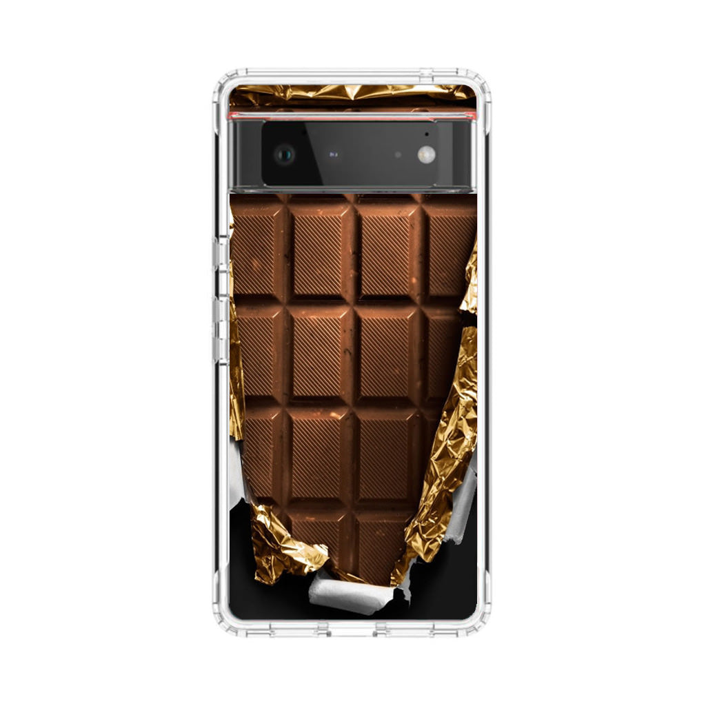 Unwrapped Chocolate Bar Google Pixel 6 Case