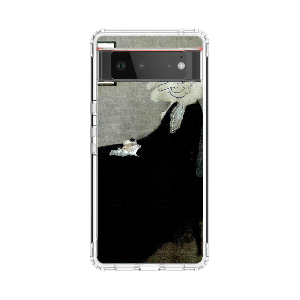 Whistler's Mother by Mr. Bean Google Pixel 6 Case