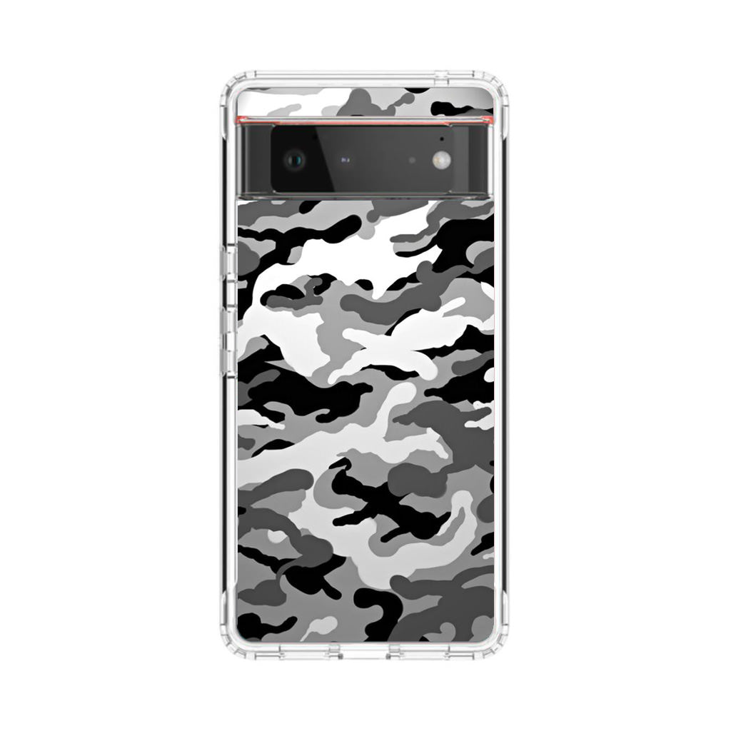 Winter Army Camo Google Pixel 6 Case