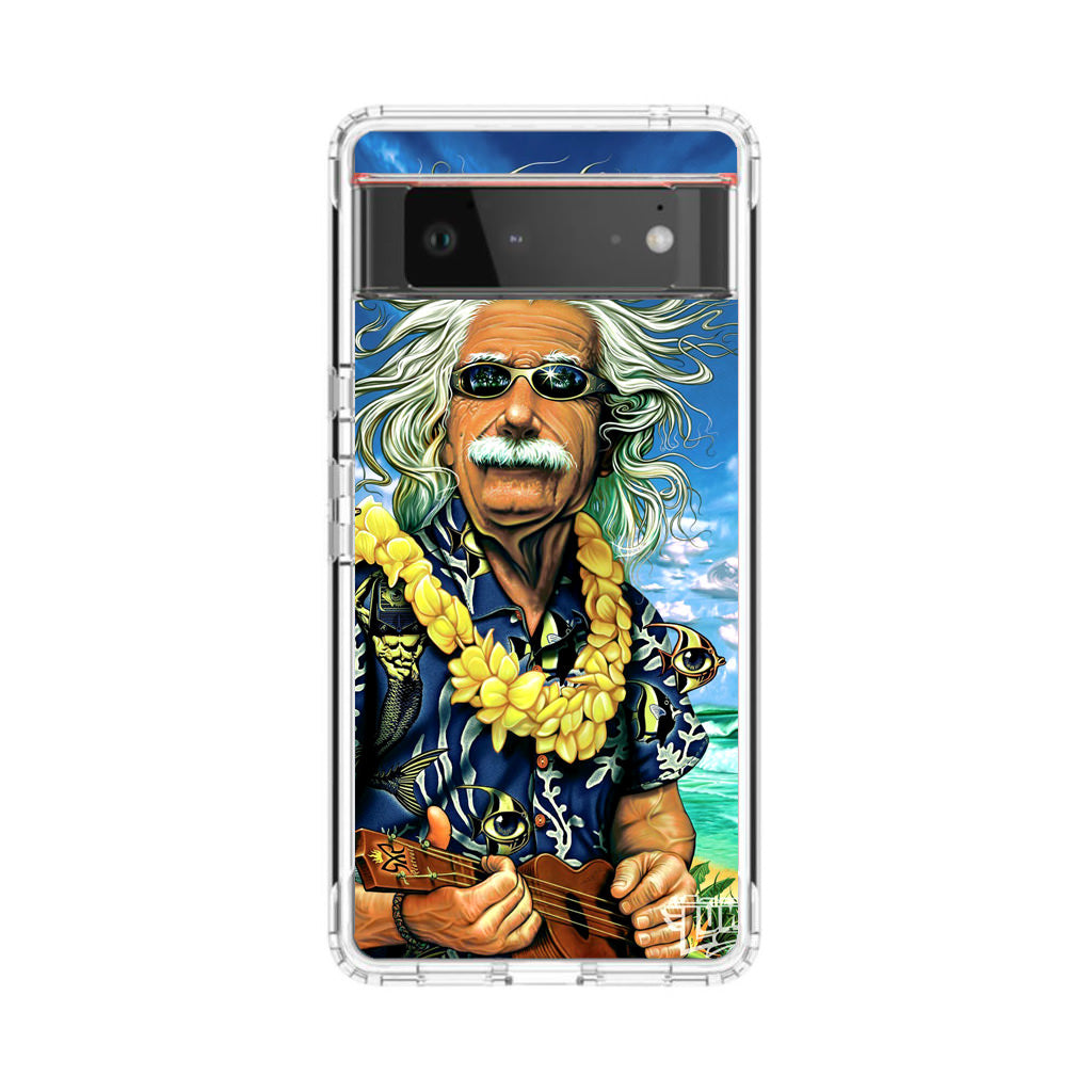 Albert Enstein On Vacation Google Pixel 6 Case