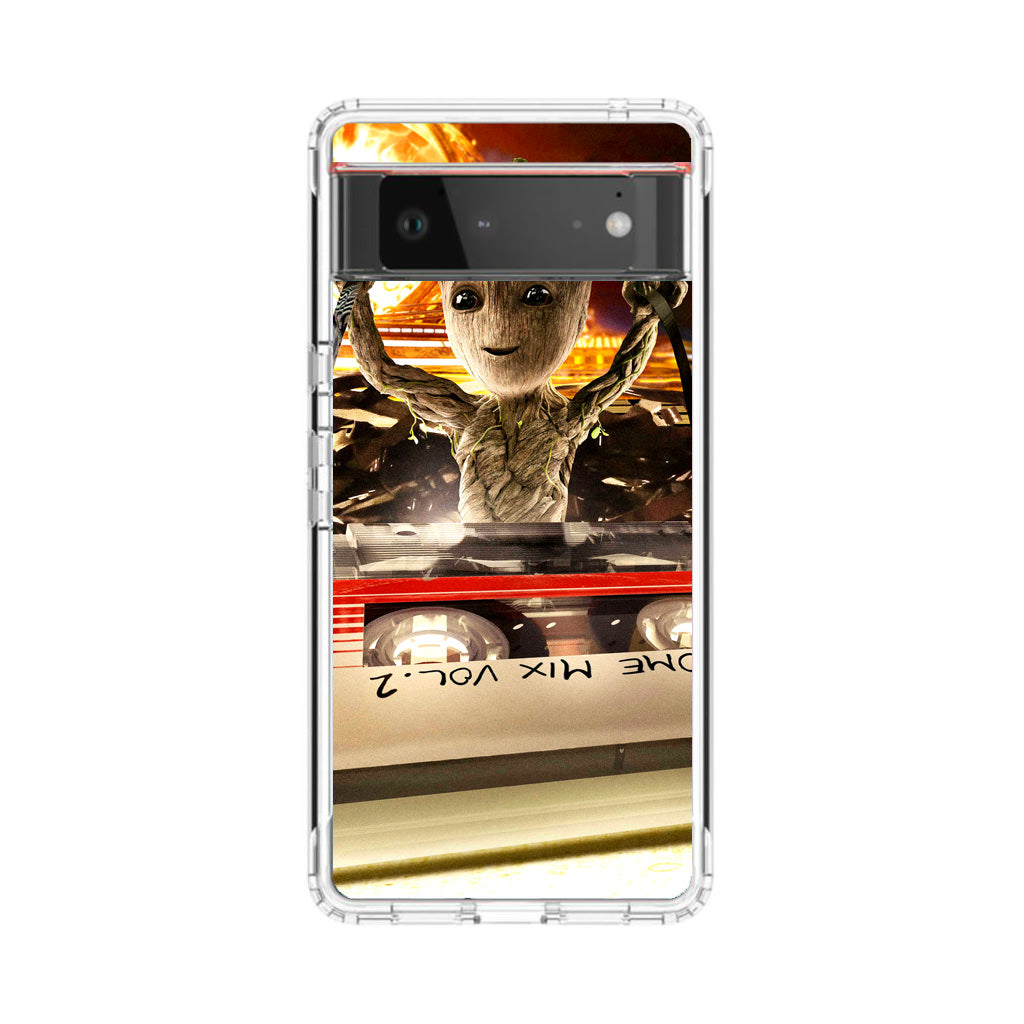 Baby Groot Mix Vol 2 Google Pixel 6 Case