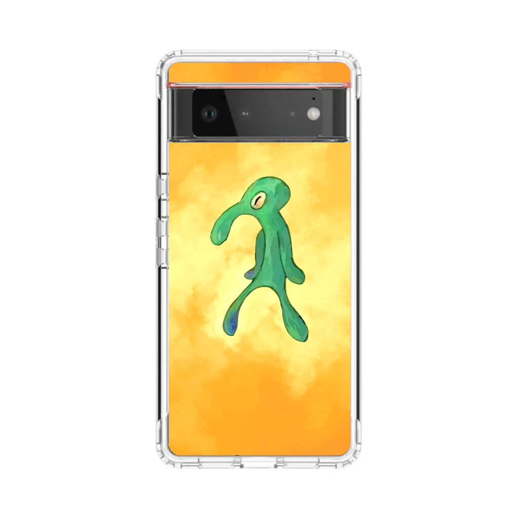 Bold and Brash Squidward Painting Google Pixel 6 Case