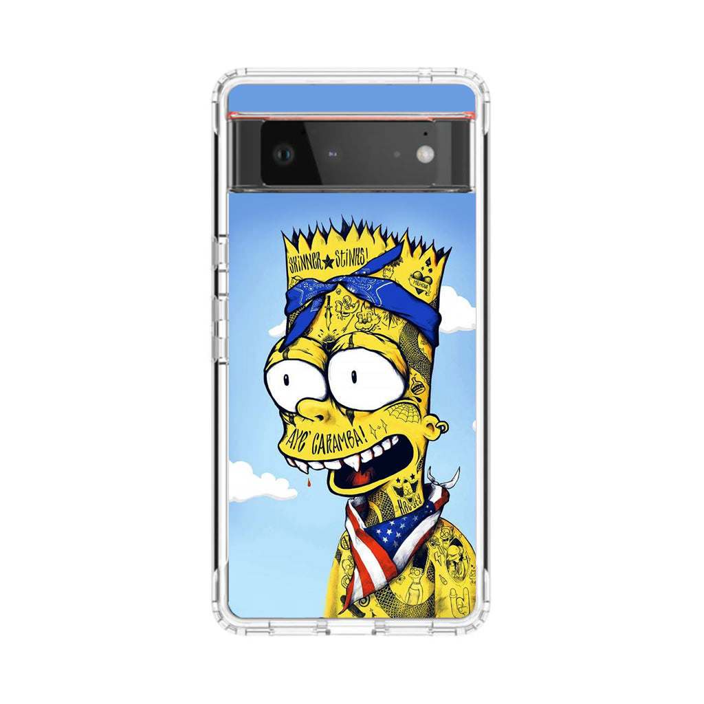 Bootleg Bart Google Pixel 6 Case