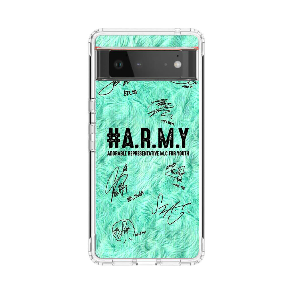 BTS Army Signature Google Pixel 6 Case