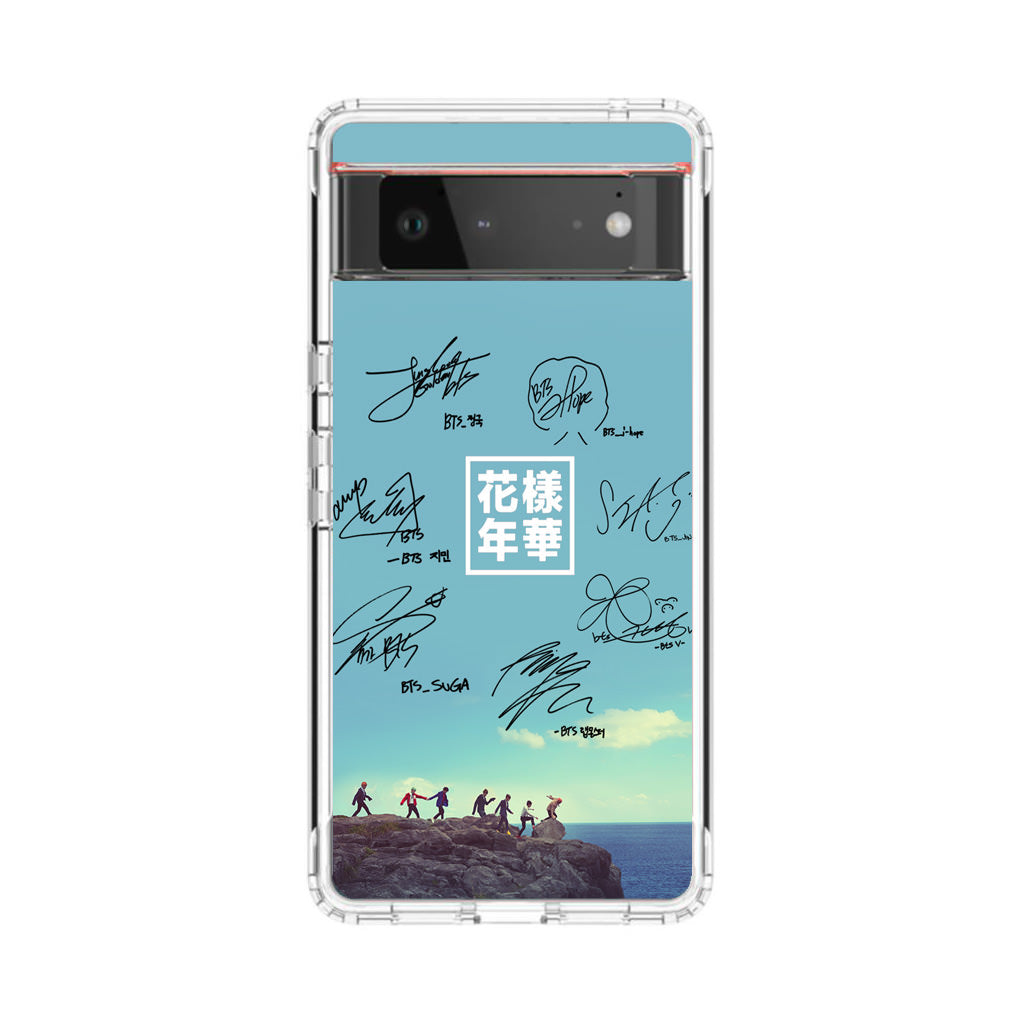 BTS Signature Google Pixel 6 Case