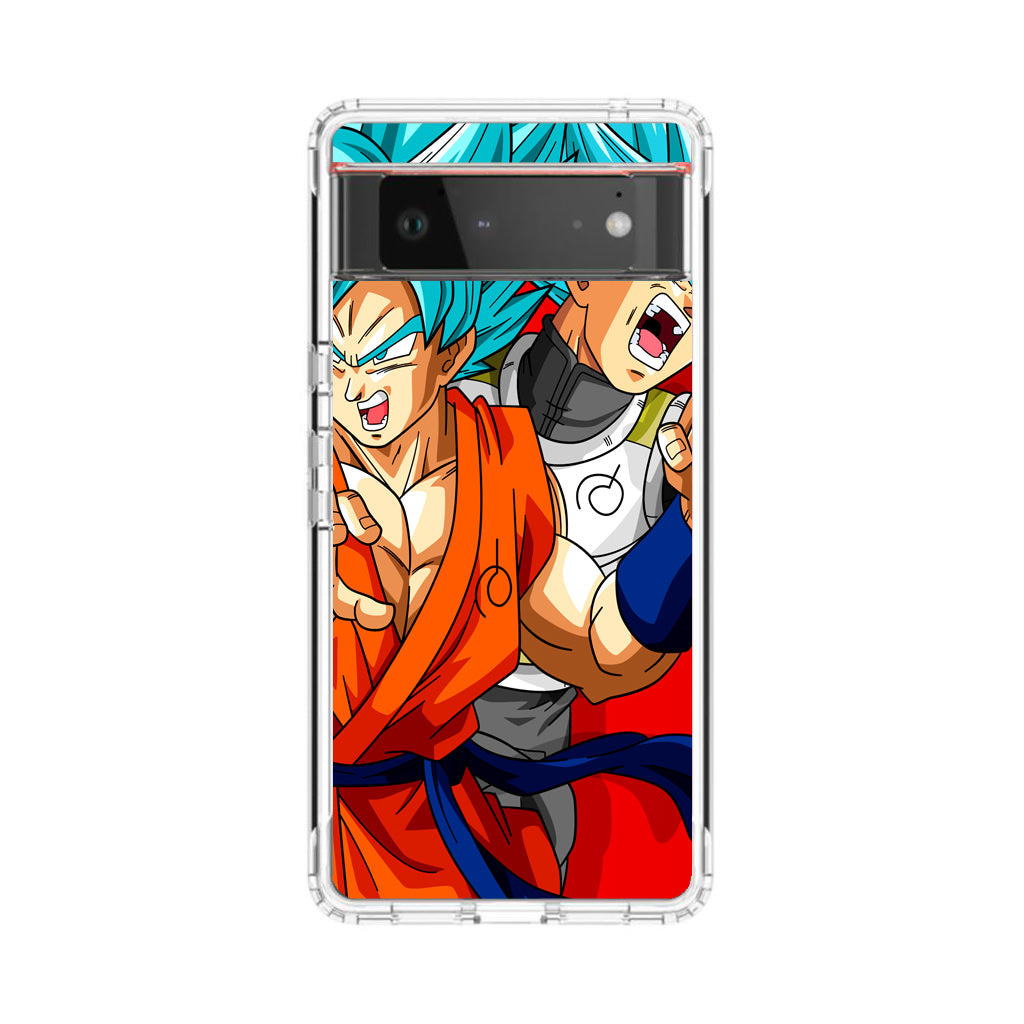 Dragon Ball Super SSGSS Goku And Vegeta Google Pixel 6 Case