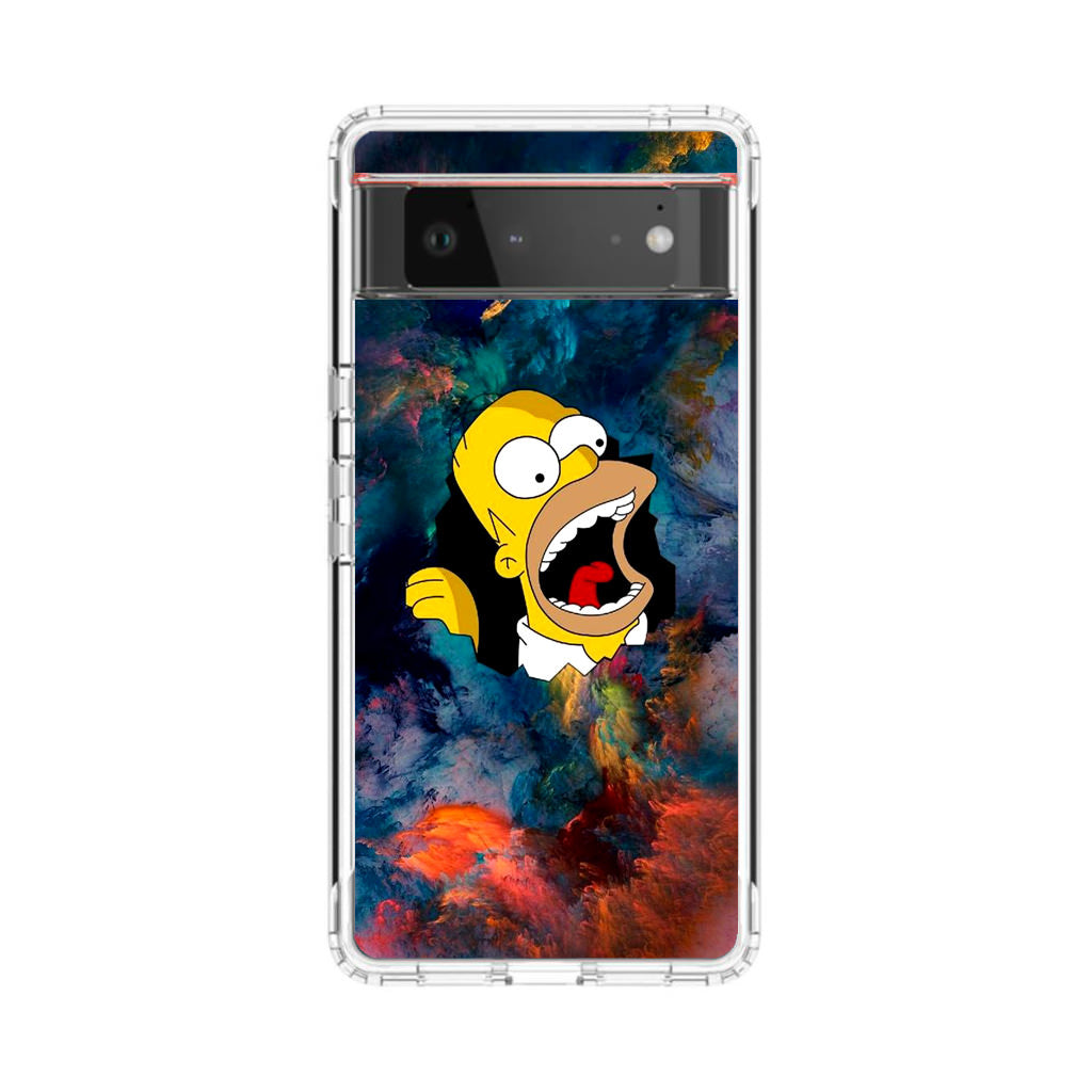 Homer Behind The Black Hole Google Pixel 6 Case