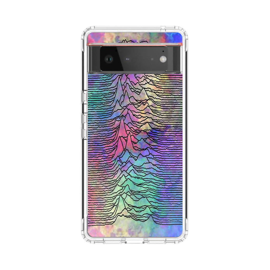 Joy Division Unknown Pleasures Colorful Google Pixel 6 Case