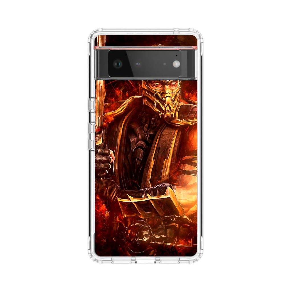 Mortal Kombat Scorpion Google Pixel 6 Case