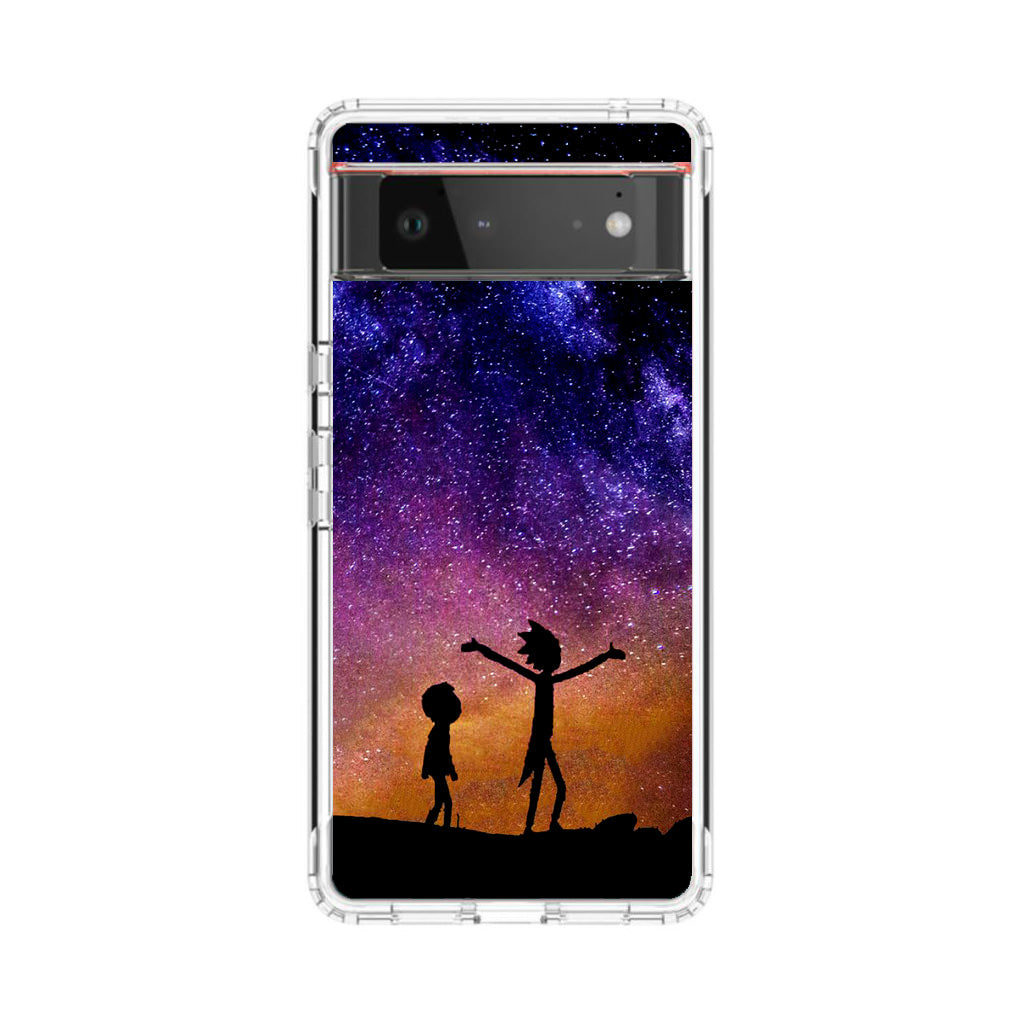 Morty Space Nebula Google Pixel 6 Case