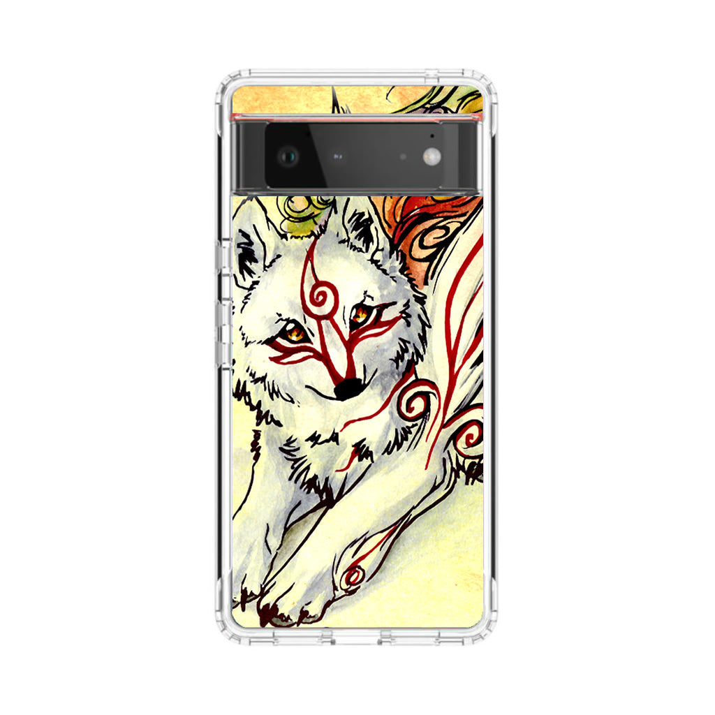 Okami Amaterasu Google Pixel 6 Case