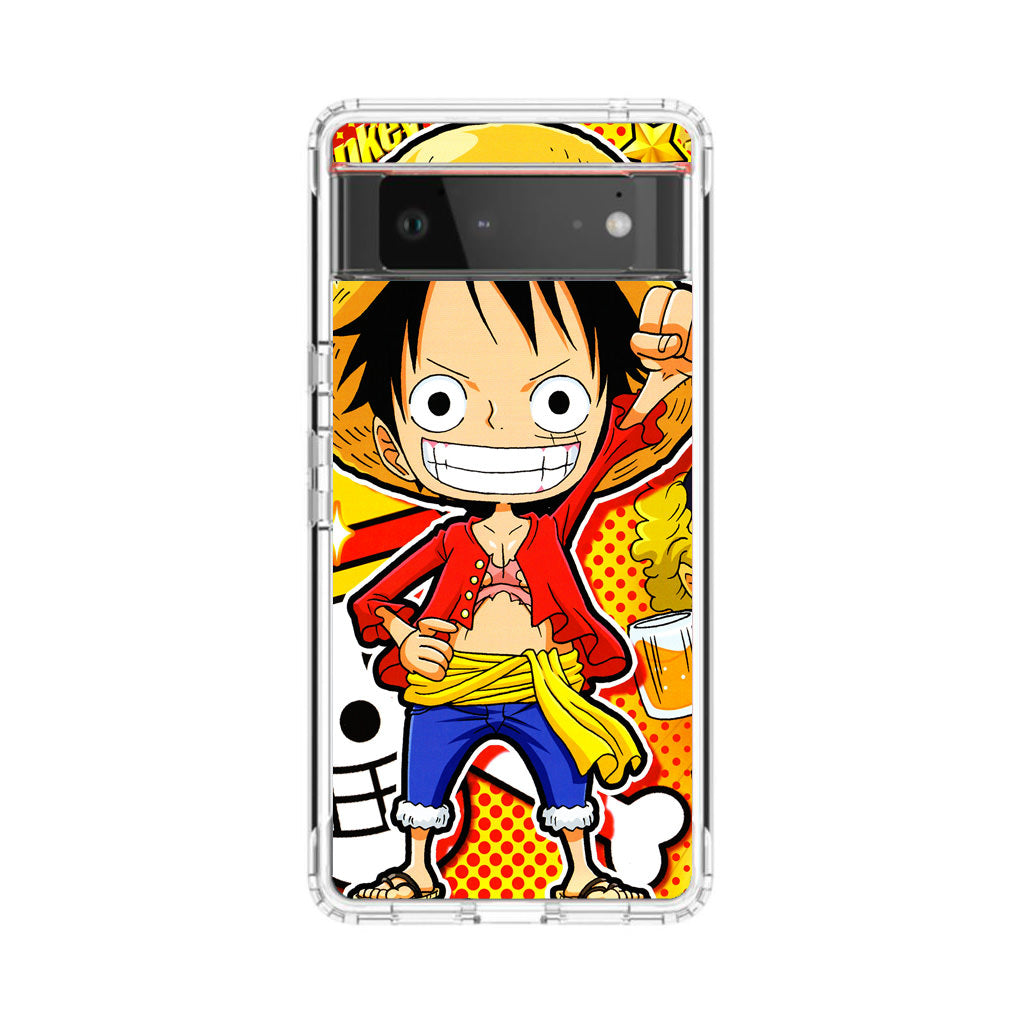 One Piece Cute Luffy Google Pixel 6 Case