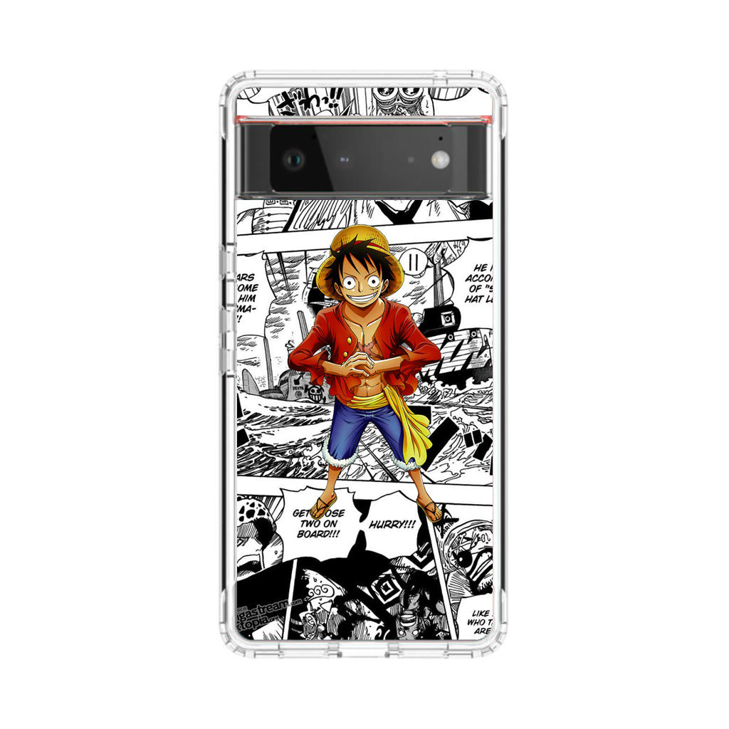 One Piece Luffy Comics Google Pixel 6 Case