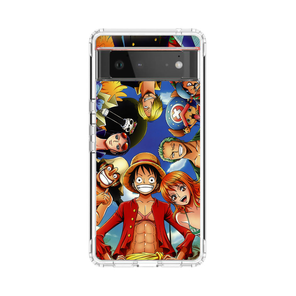 One Piece Luffy Crew Google Pixel 6 Case