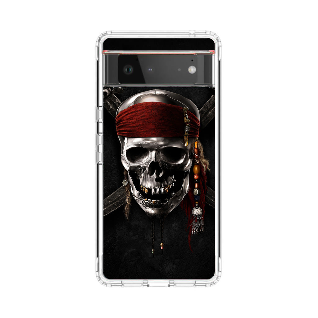 Pirates Of Carribean Skull Google Pixel 6 Case