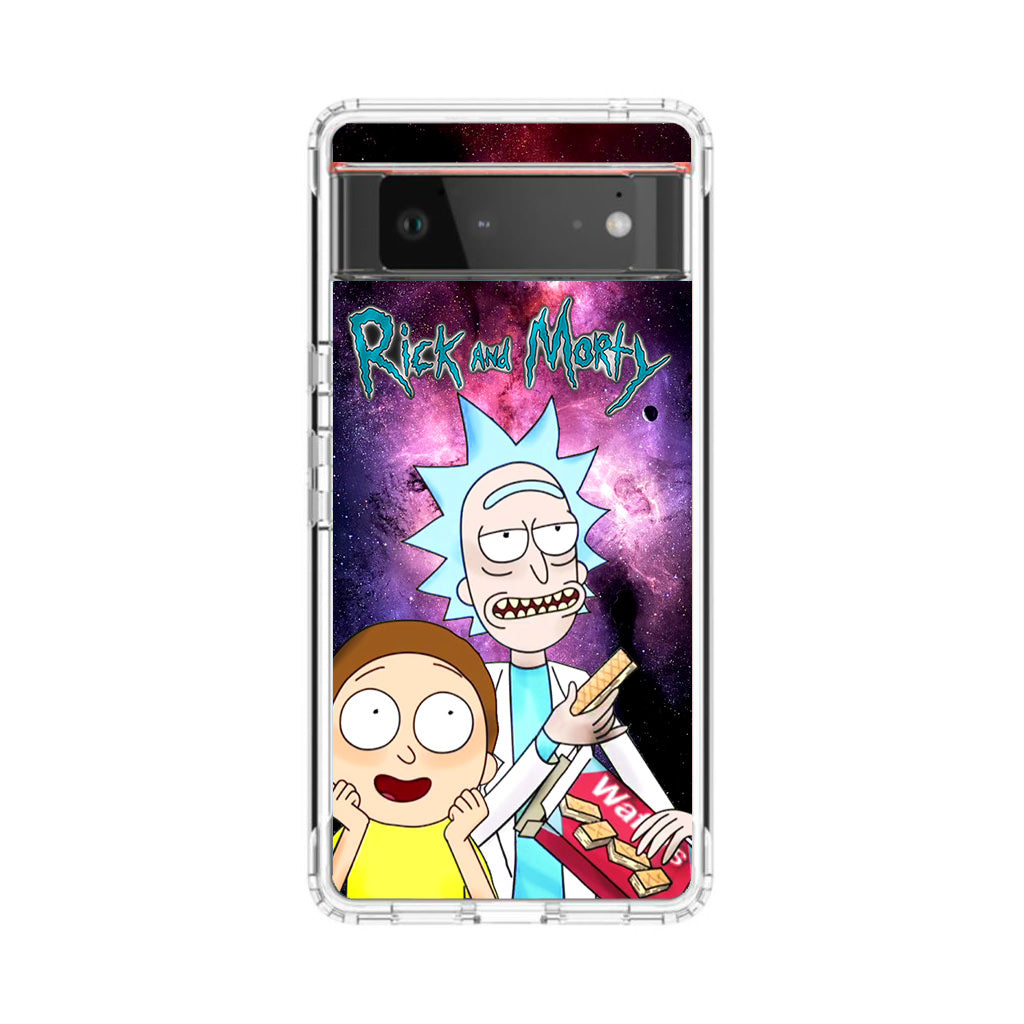 Rick And Morty Nebula Space Google Pixel 6 Case