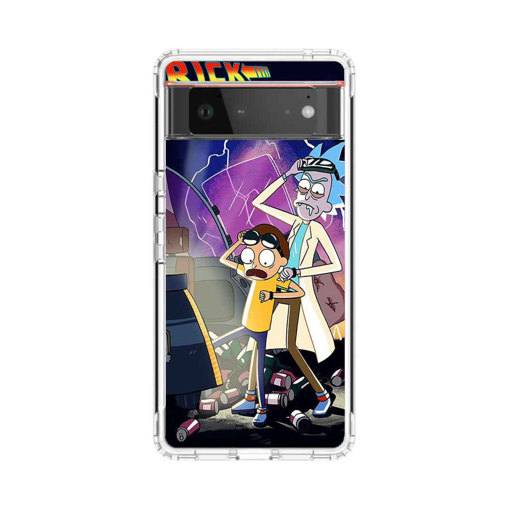 Rick And Morty Back To The Future Google Pixel 6 Case