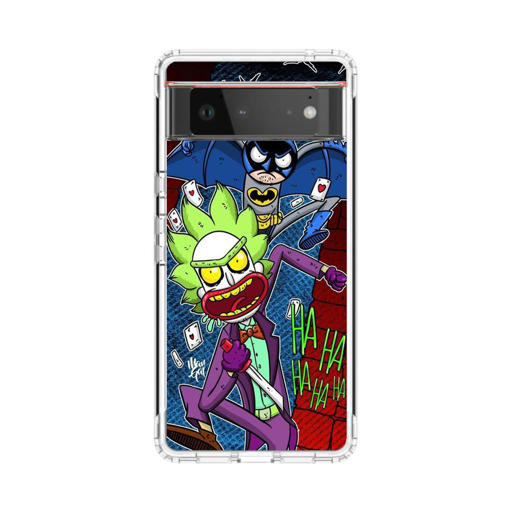 Rick And Morty Bat And Joker Clown Google Pixel 6 Case