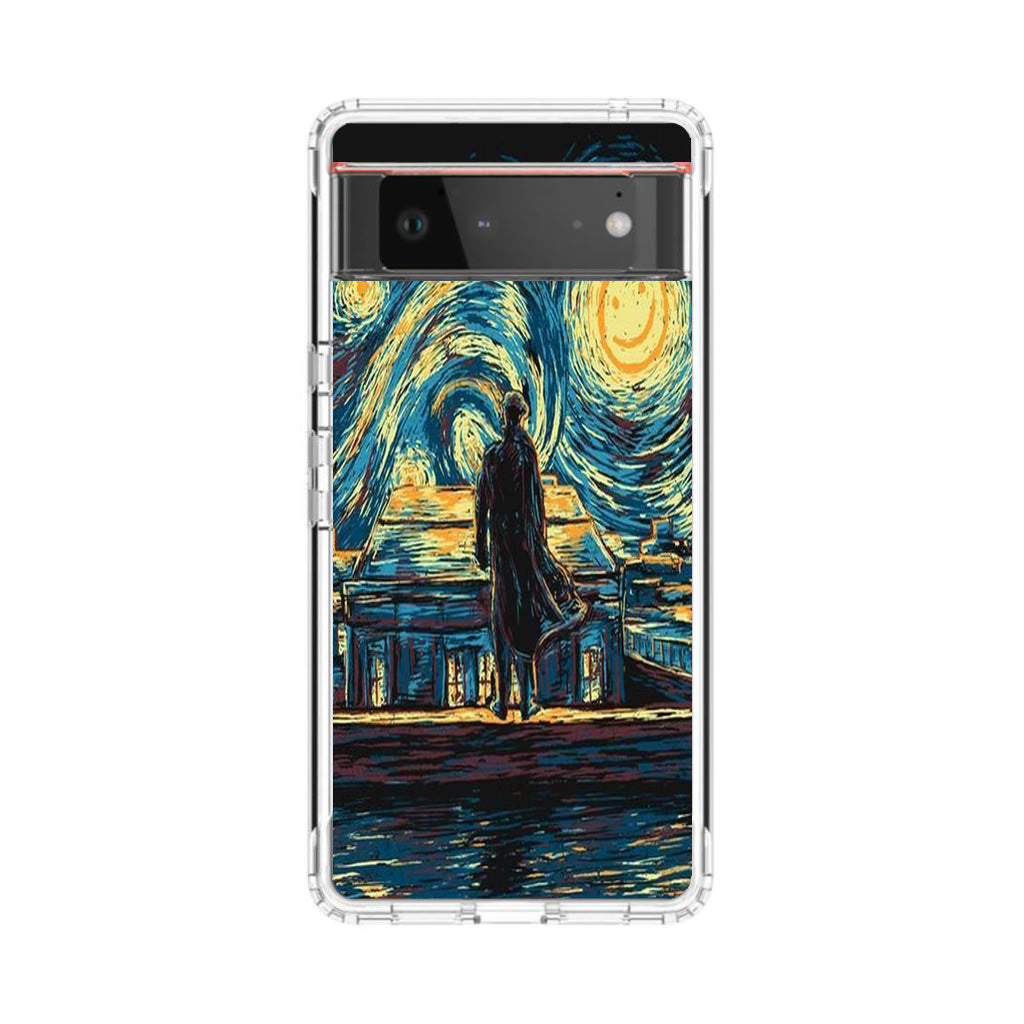 Sherlock Starry Night Google Pixel 6 Case