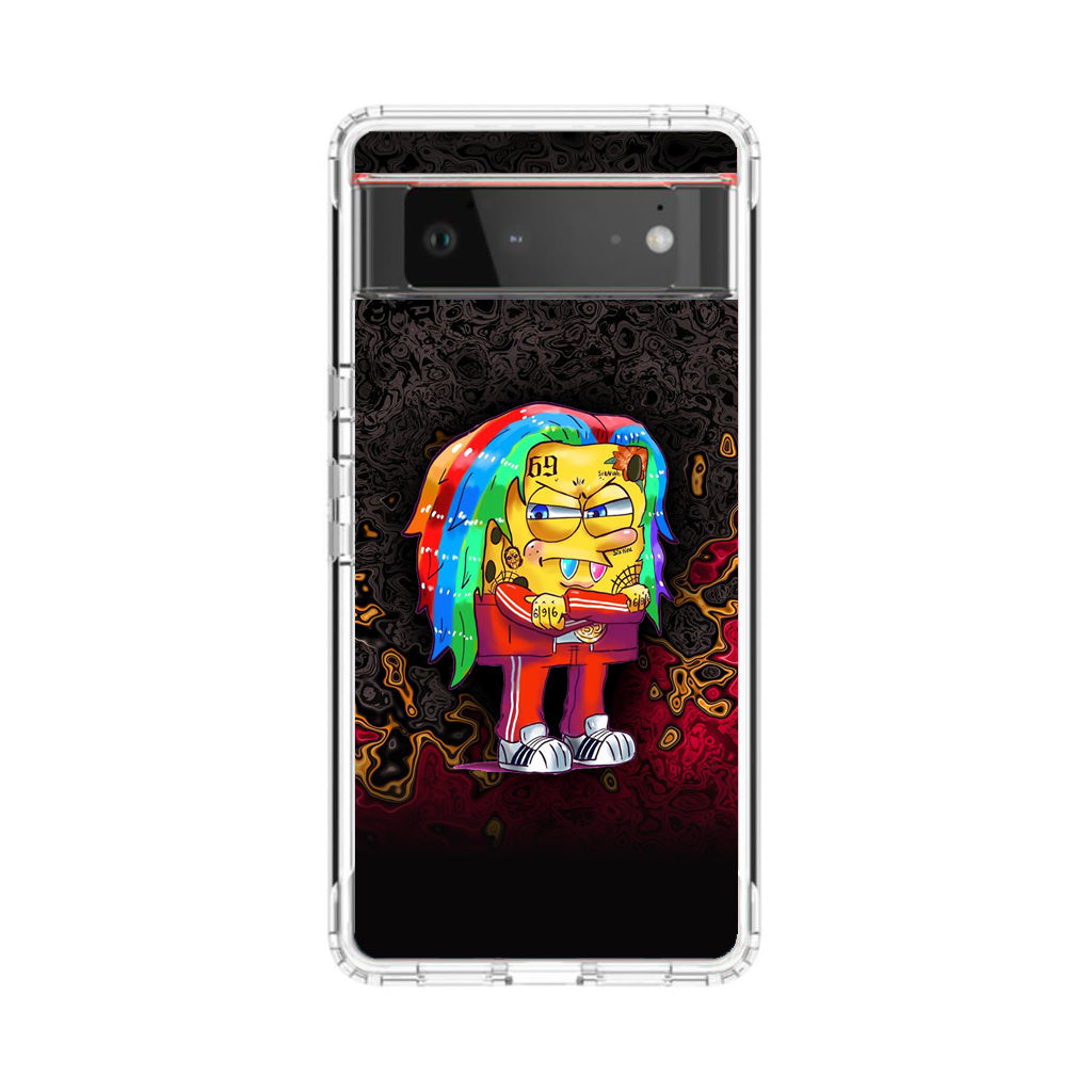 Sponge Hypebeast 69 Mode Google Pixel 6 Case