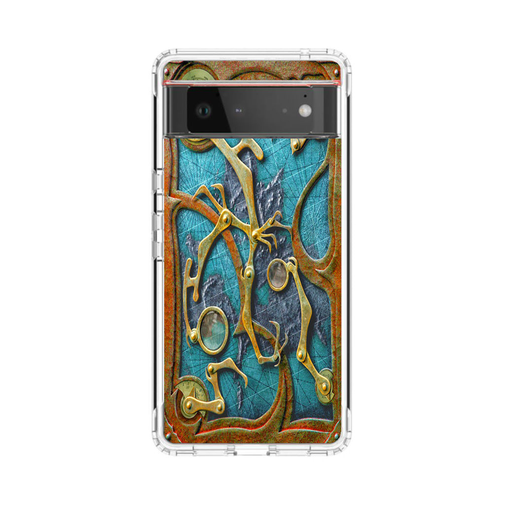 Steampunk Book Cover Google Pixel 6 Case