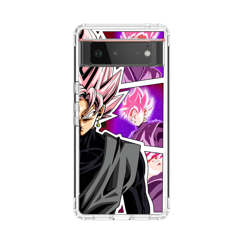 Super Goku Black Rose Collage Google Pixel 6 Case