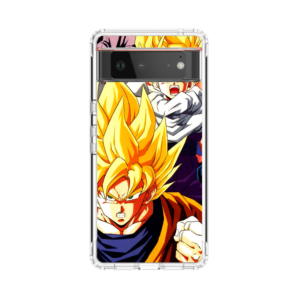 Super Saiyan Goku And Gohan Google Pixel 6 Case