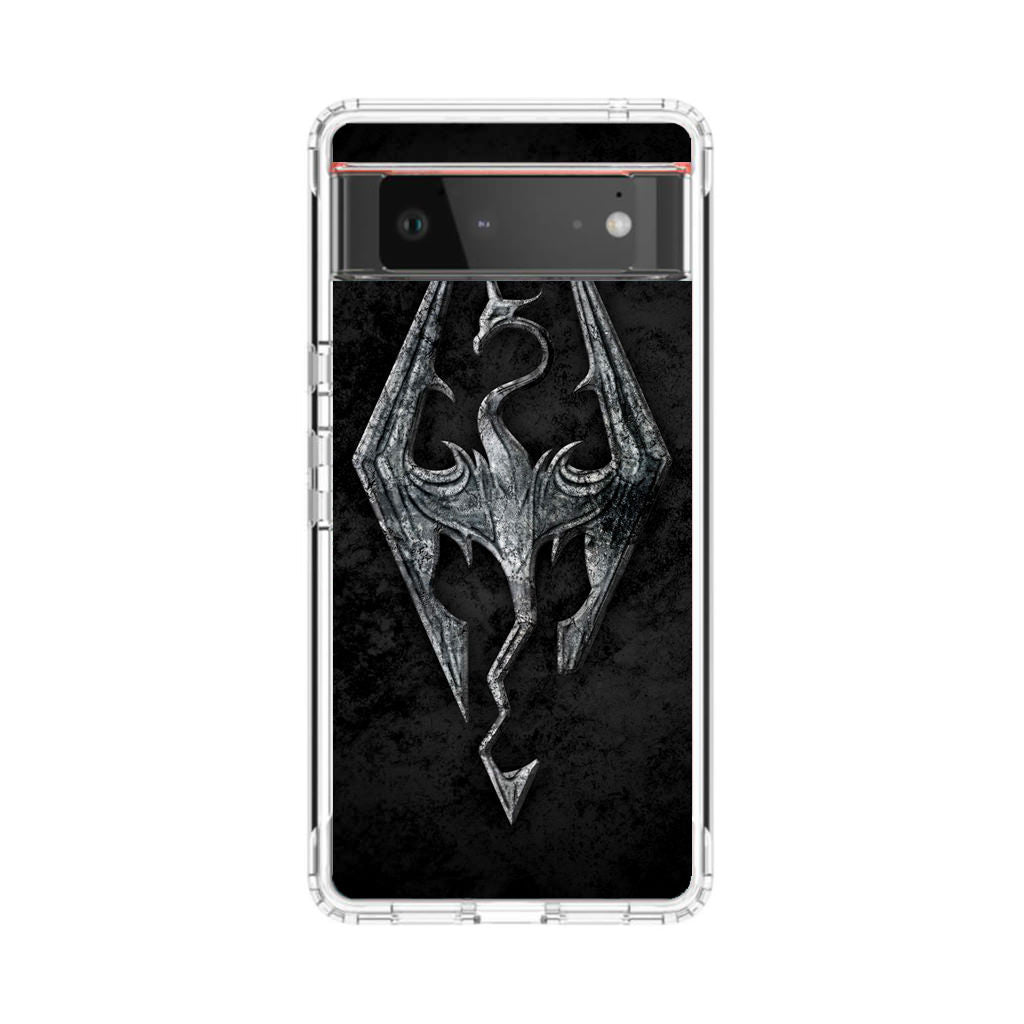 The Elder Scrolls V Skyrim Logo Google Pixel 6 Case